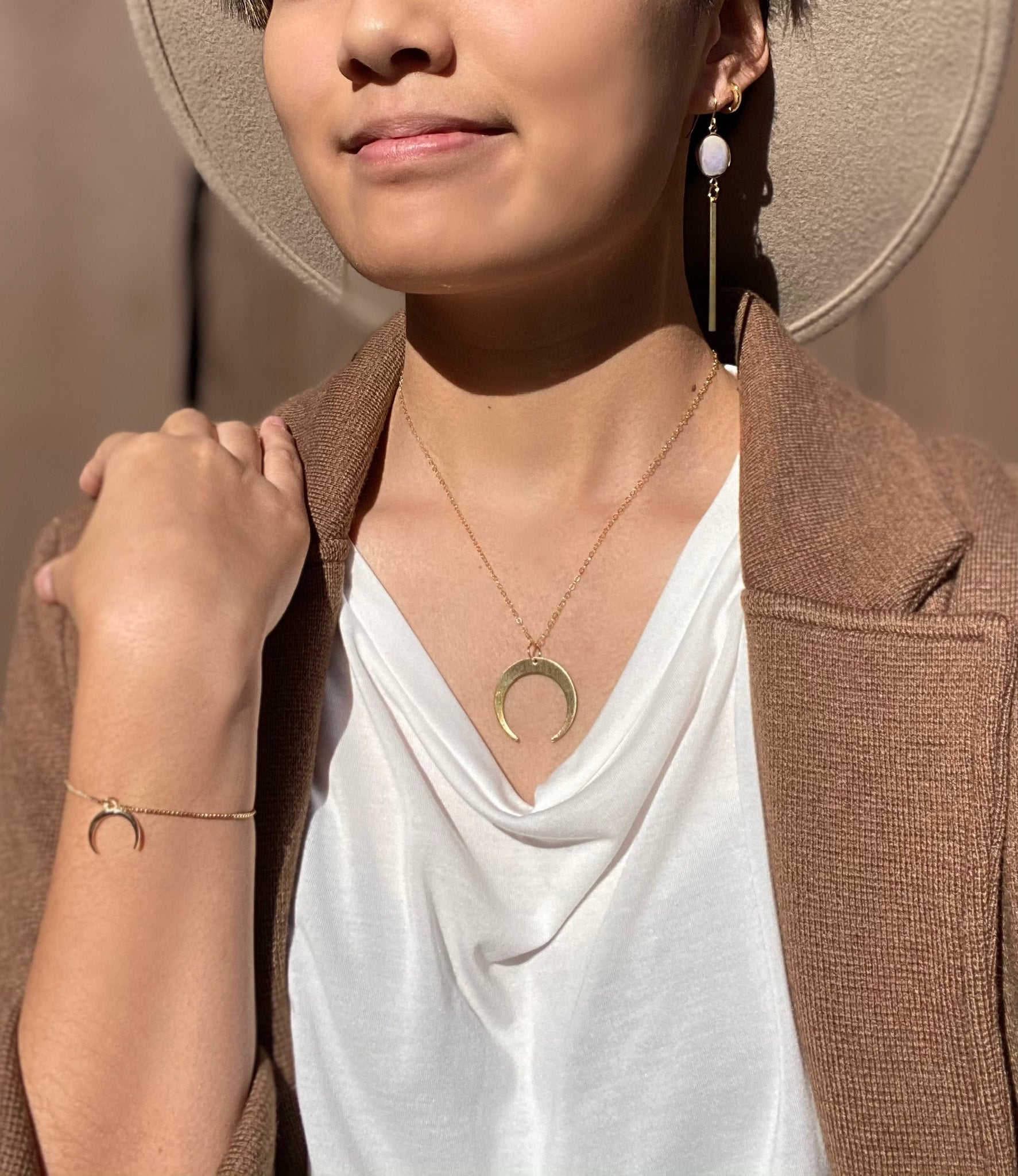 Crescent Moon Necklace | My Site Crescent Moon Necklace | My Site